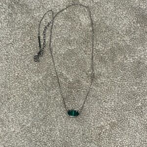 Never worn Emerald Gold Kendra Scott Necklace